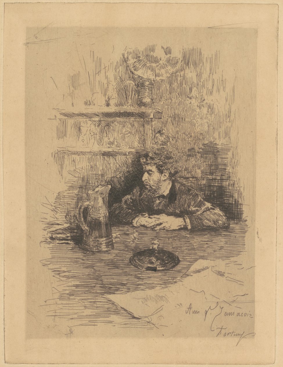 Ami Ed. Zamacois (Eduardo Zamacois és Zabala) alkotó: Marià Fortuny