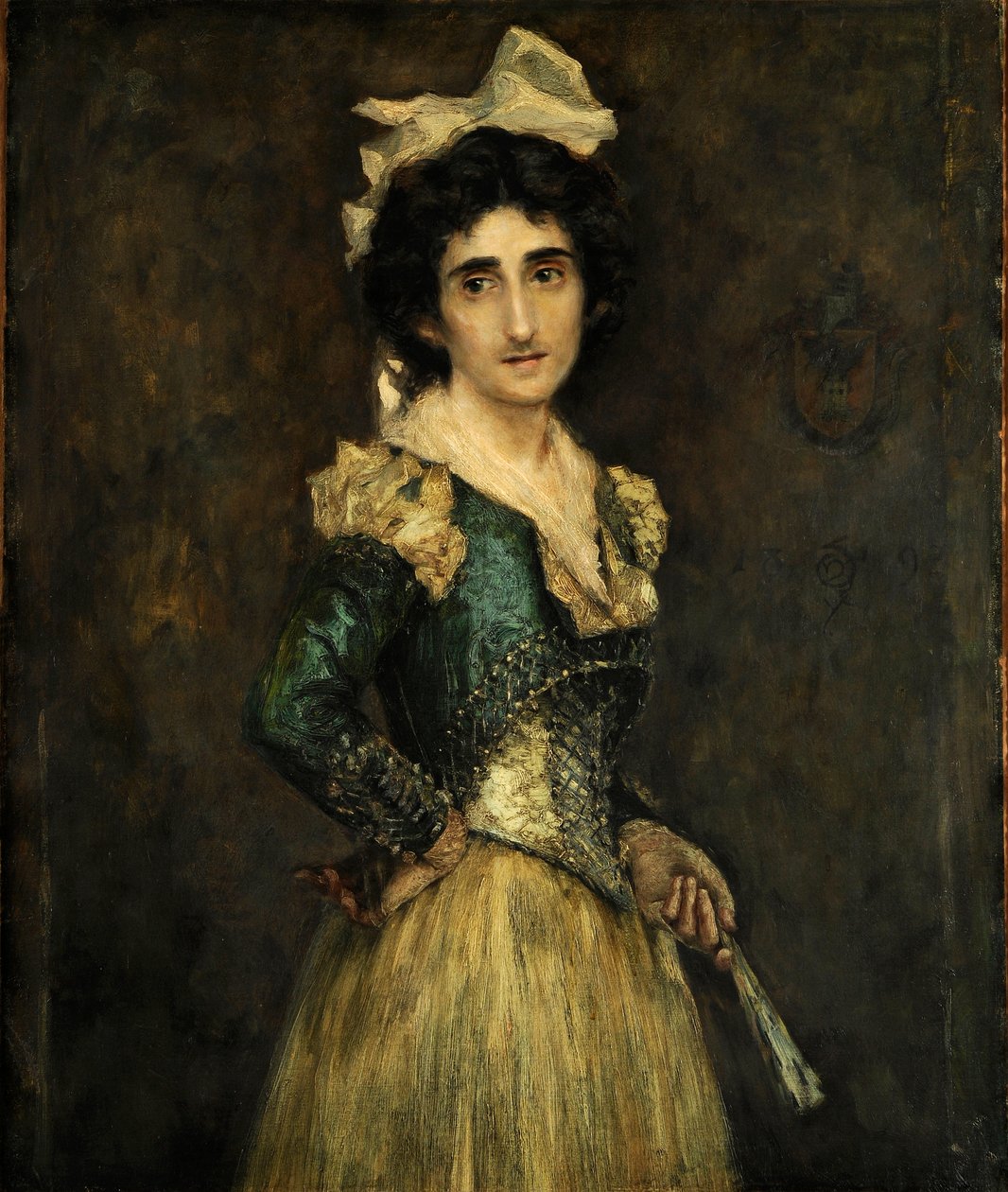 Maria Luisa Fortuny portréja, 1893. alkotó: Marià Fortuny