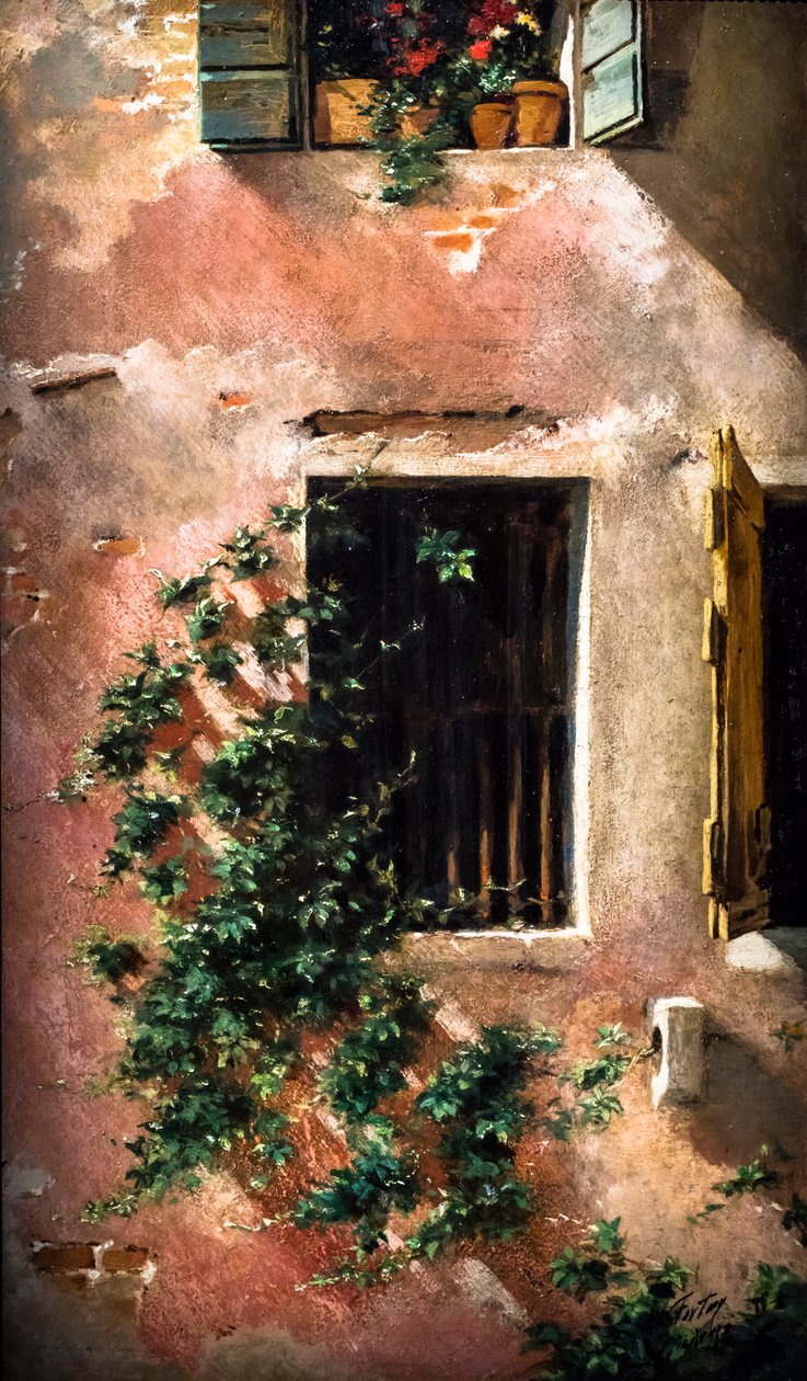 Az ablakok (olaj, vászon) alkotó: Mariano Fortuny y Madrazo