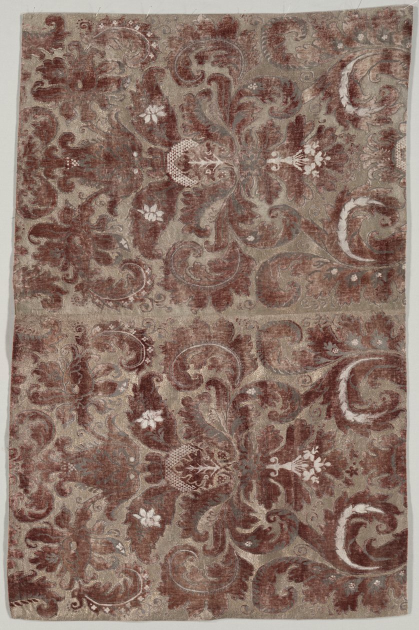 A "Fortuny Painted Velvet" két egyesített panelje alkotó: Mariano Fortuny y Madrazo