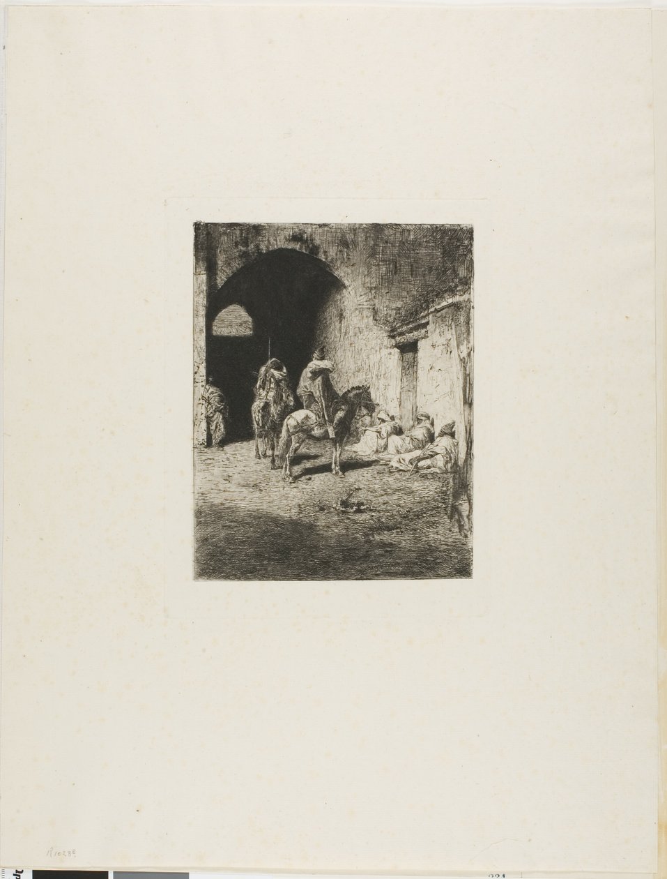 A tetuáni kasbah őrsége alkotó: Mariano Fortuny y Marsal