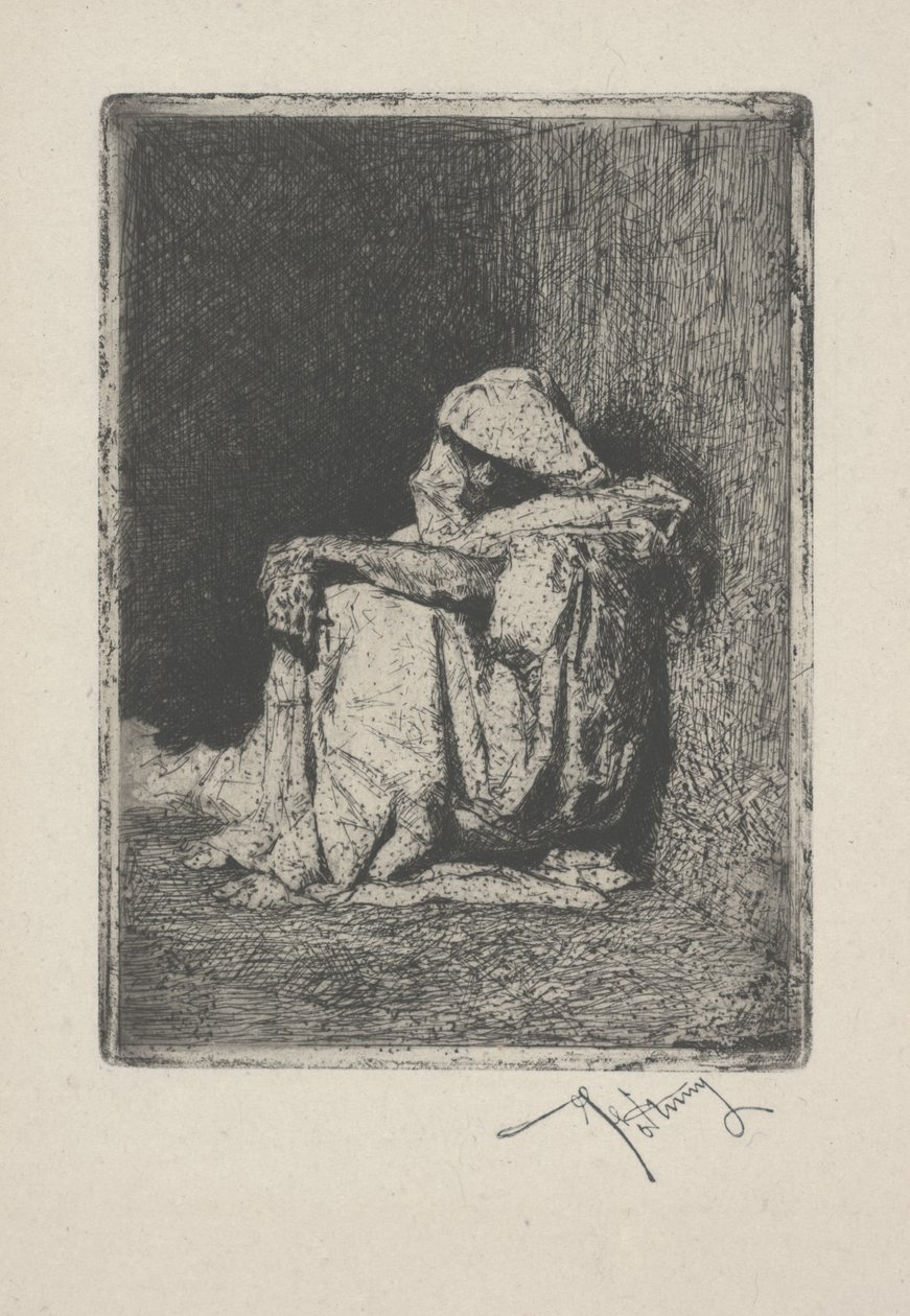 Ülő arab, vagy arab assise alkotó: Mariano José María Bernardo Fortuny y Carbó