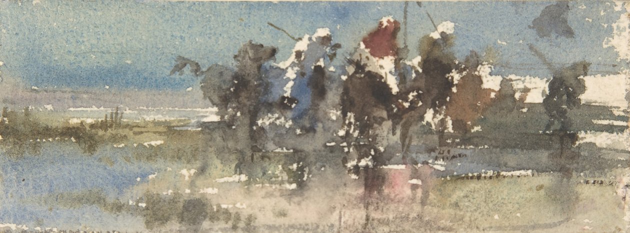 Mórok lóháton, kb. 1854-74. alkotó: Mariano José María Bernardo Fortuny y Carbó