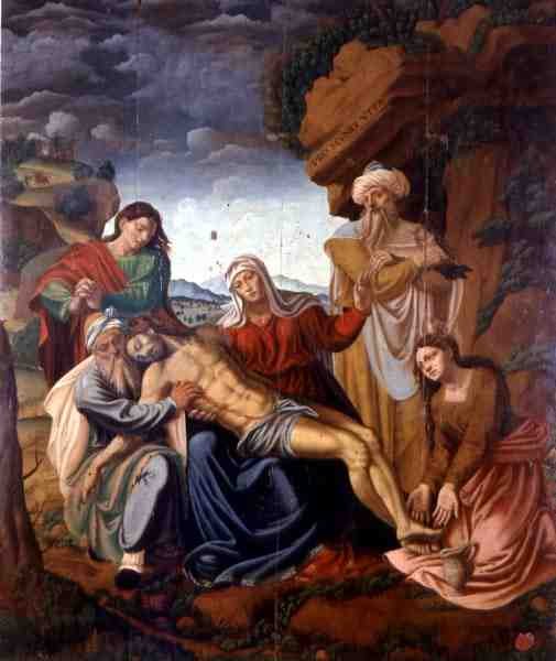 Pieta of the Converted (olaj a panelen) alkotó: Mariano Riccio