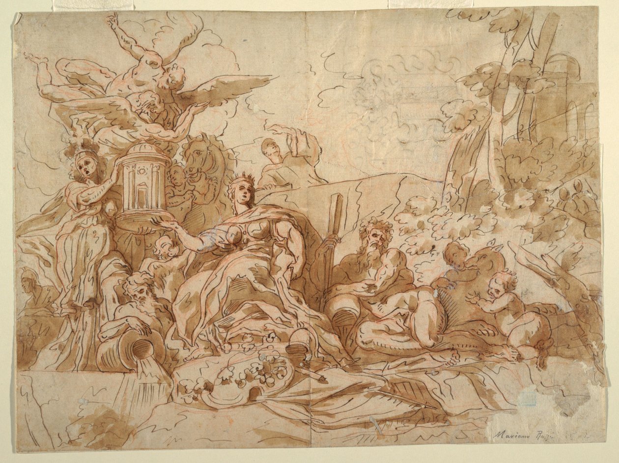 Rajz, Juno, 1731-1807 alkotó: Mariano Rossi