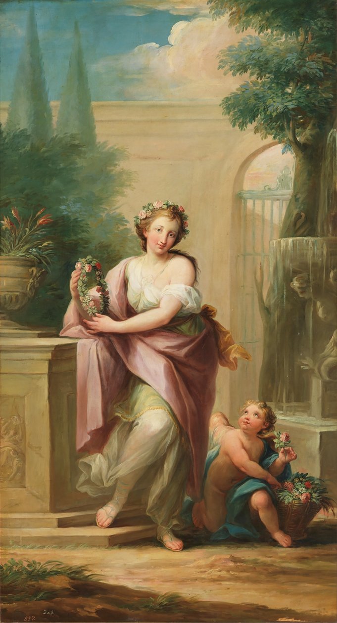 La Primavera, 1805-06 körül (olaj, vászon) alkotó: Mariano Salvador de Maella