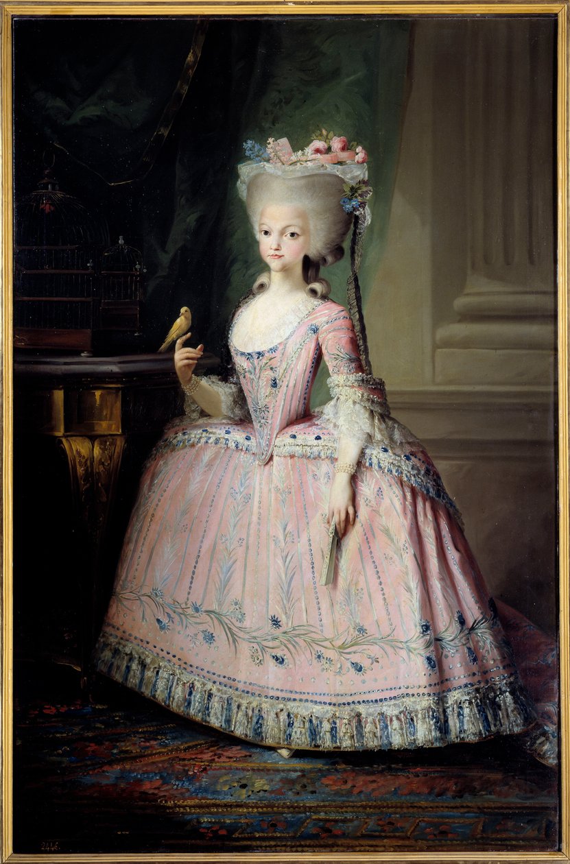 Carlota Joaquina (1775-1830) lábbeli portréja, Spanyolország csecsemője és Portugália királynője Mariano Maella (1739-1819) festménye (esp.) 18. század V. 1,77x1,16 m Madrid, Prado Múzeum – Carlota Joaquina (1775-1830) csecsemőjének teljes alakos portréja alkotó: Mariano Salvador de Maella
