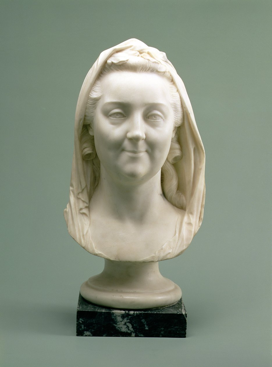 II. (Nagy) Katalin (1729-96) portré mellszobra, 1770-es évek (márvány) alkotó: Marie Anne Collot