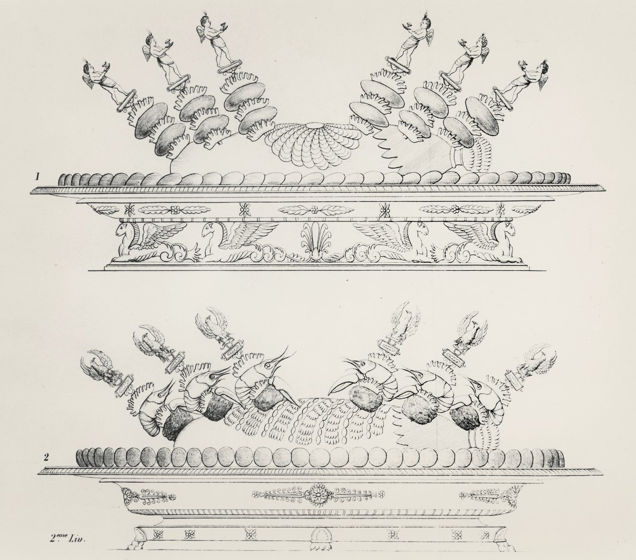 Antonin Carême ételtervei alkotó: Marie Antoine Careme