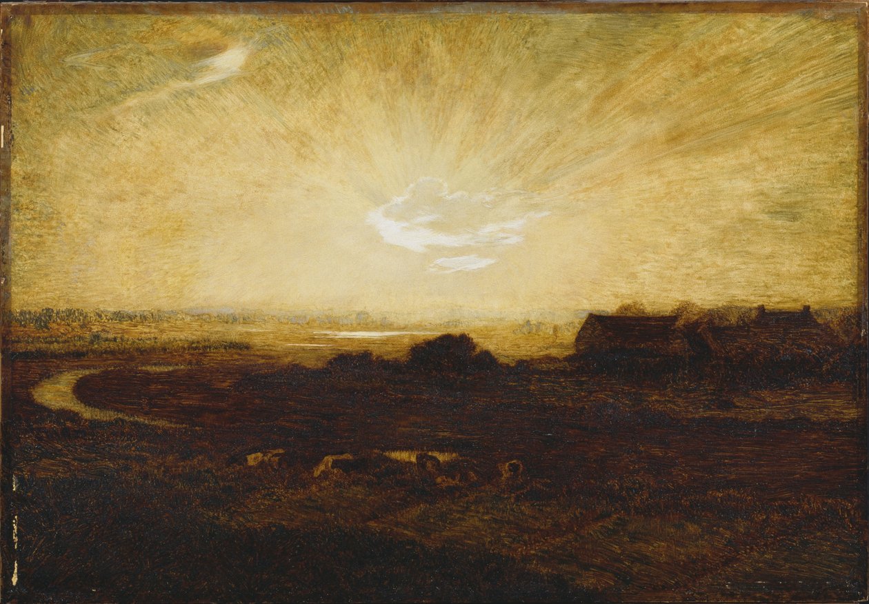 Táj naplementekor alkotó: Marie Auguste Emile Rene Menard