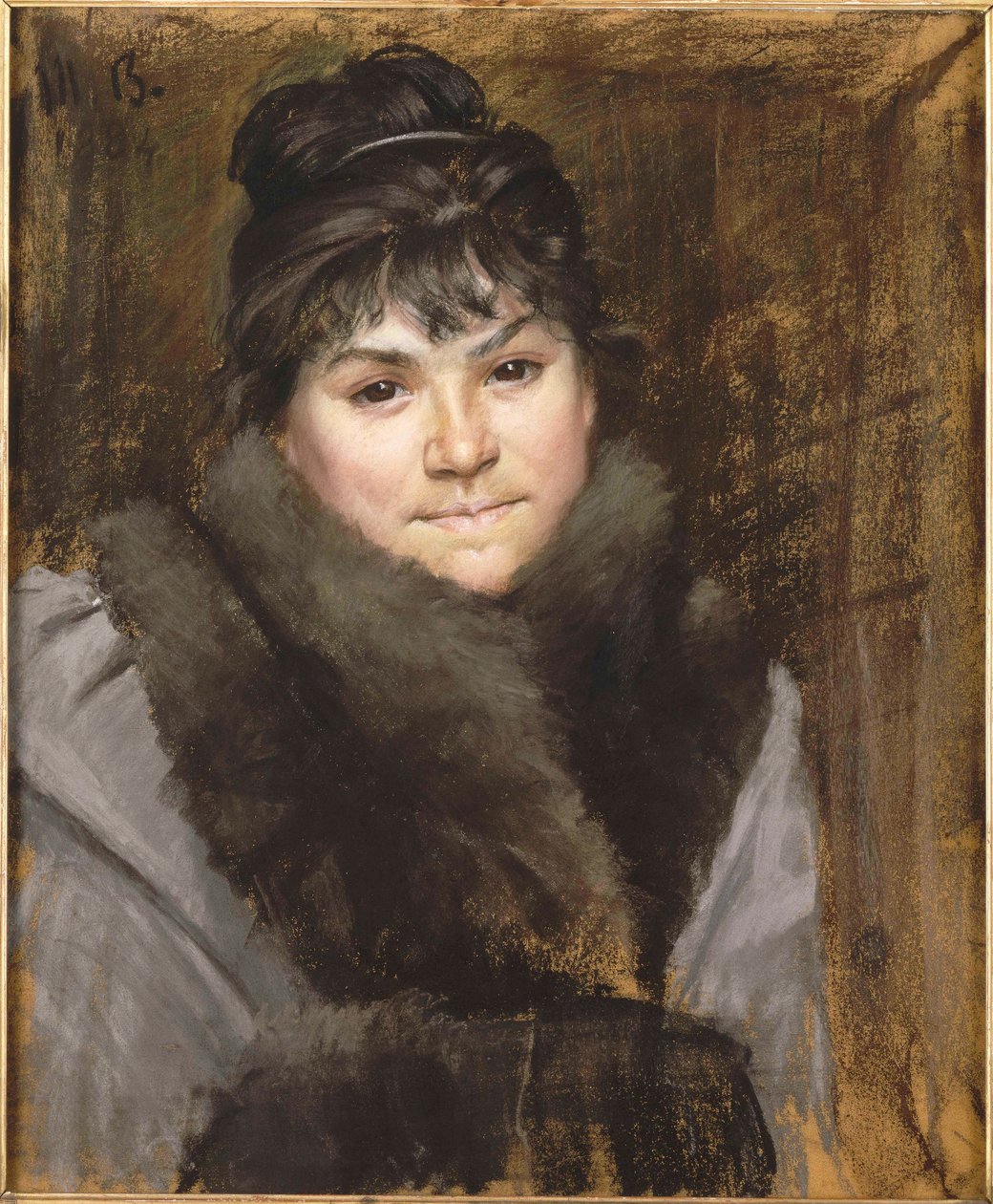 X asszony arcképe alkotó: Marie Bashkirtseff