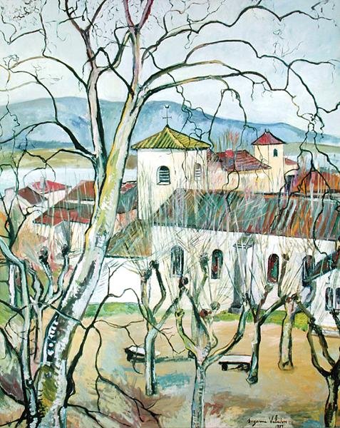 Saint-Bernard faluja, Ain, 1929 alkotó: Marie Clementine (Suzanne) Valadon