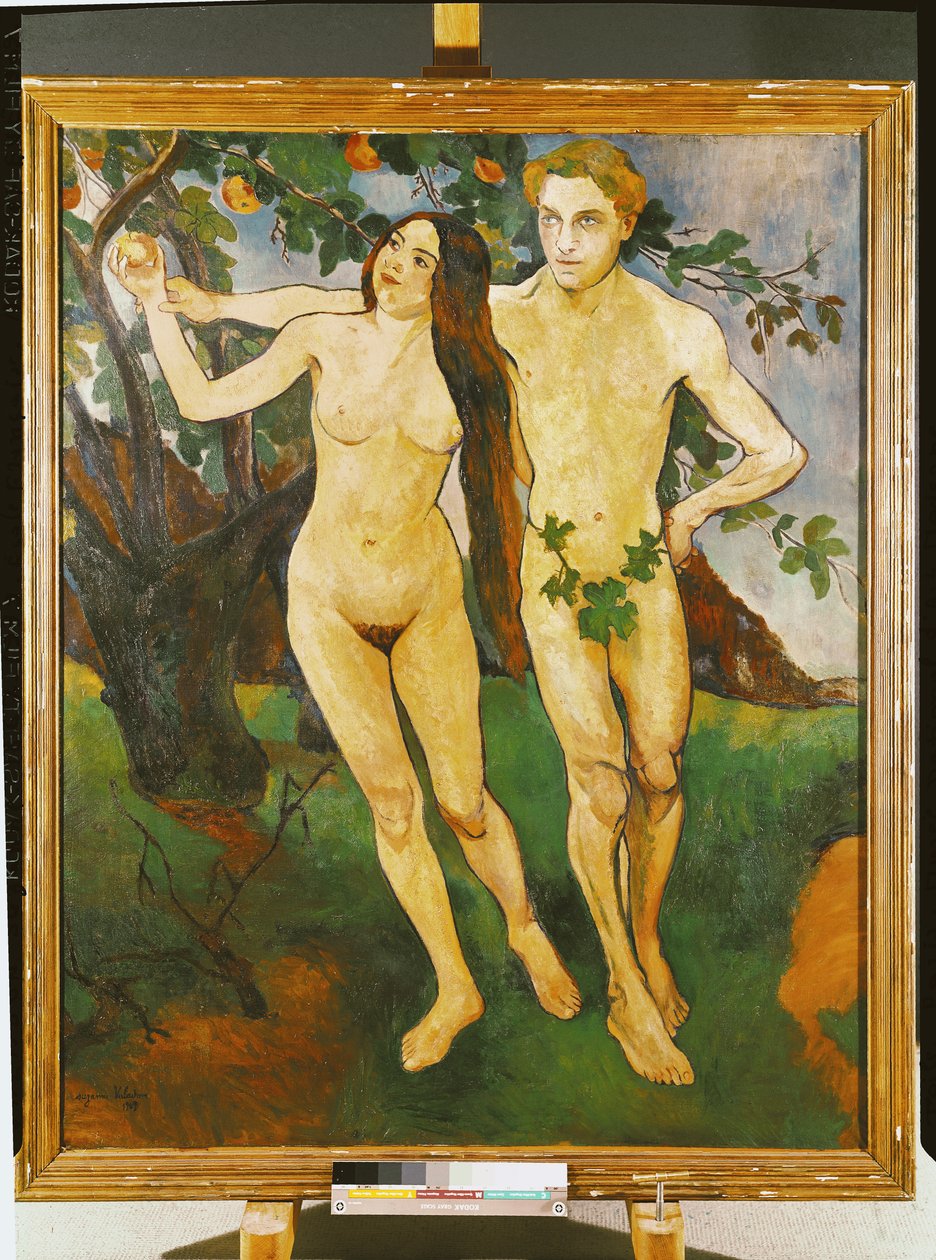 Ádám és Éva, 1909 alkotó: Marie Clementine (Suzanne) Valadon