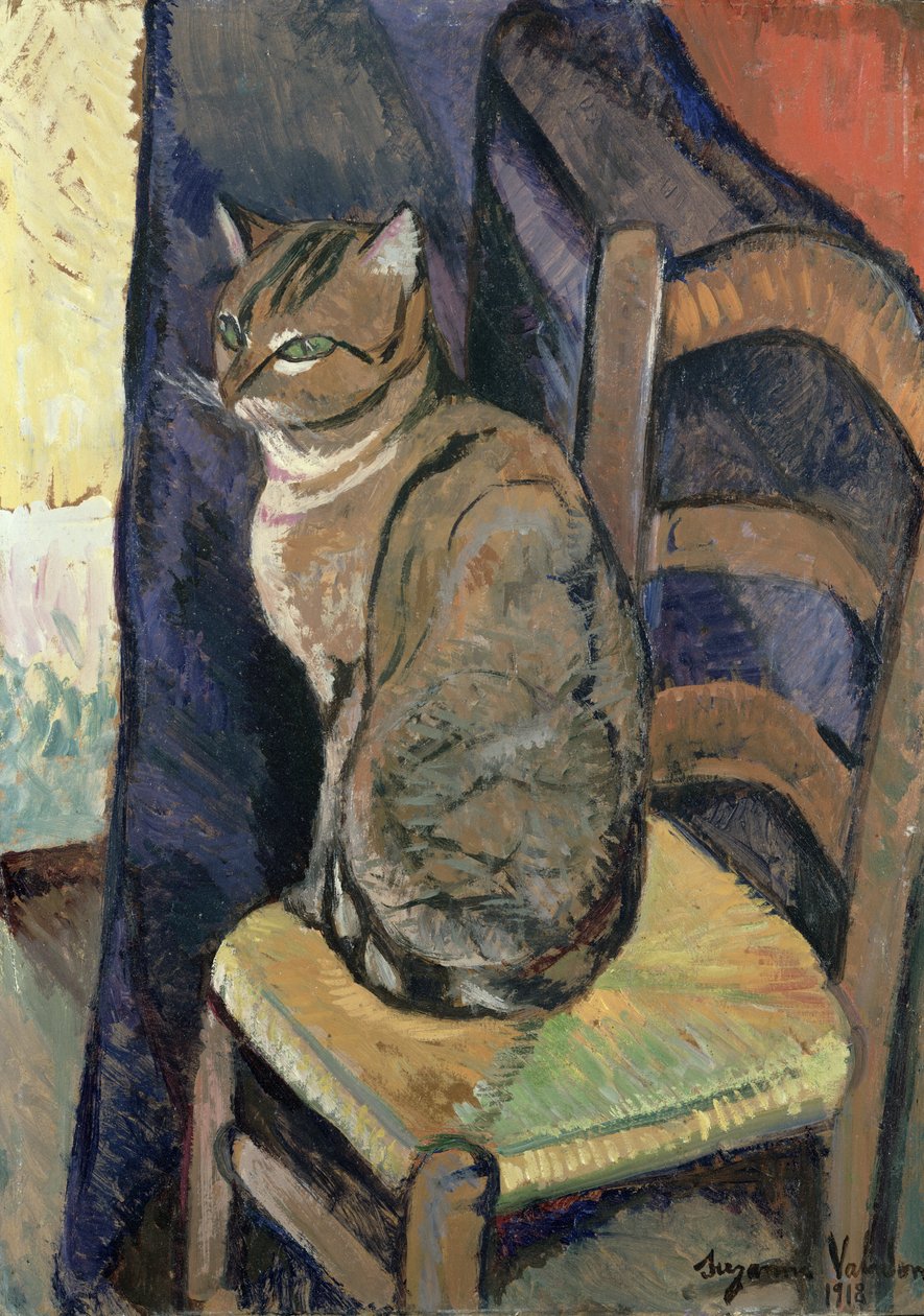 Macskatanulmány, 1918 alkotó: Marie Clementine (Suzanne) Valadon