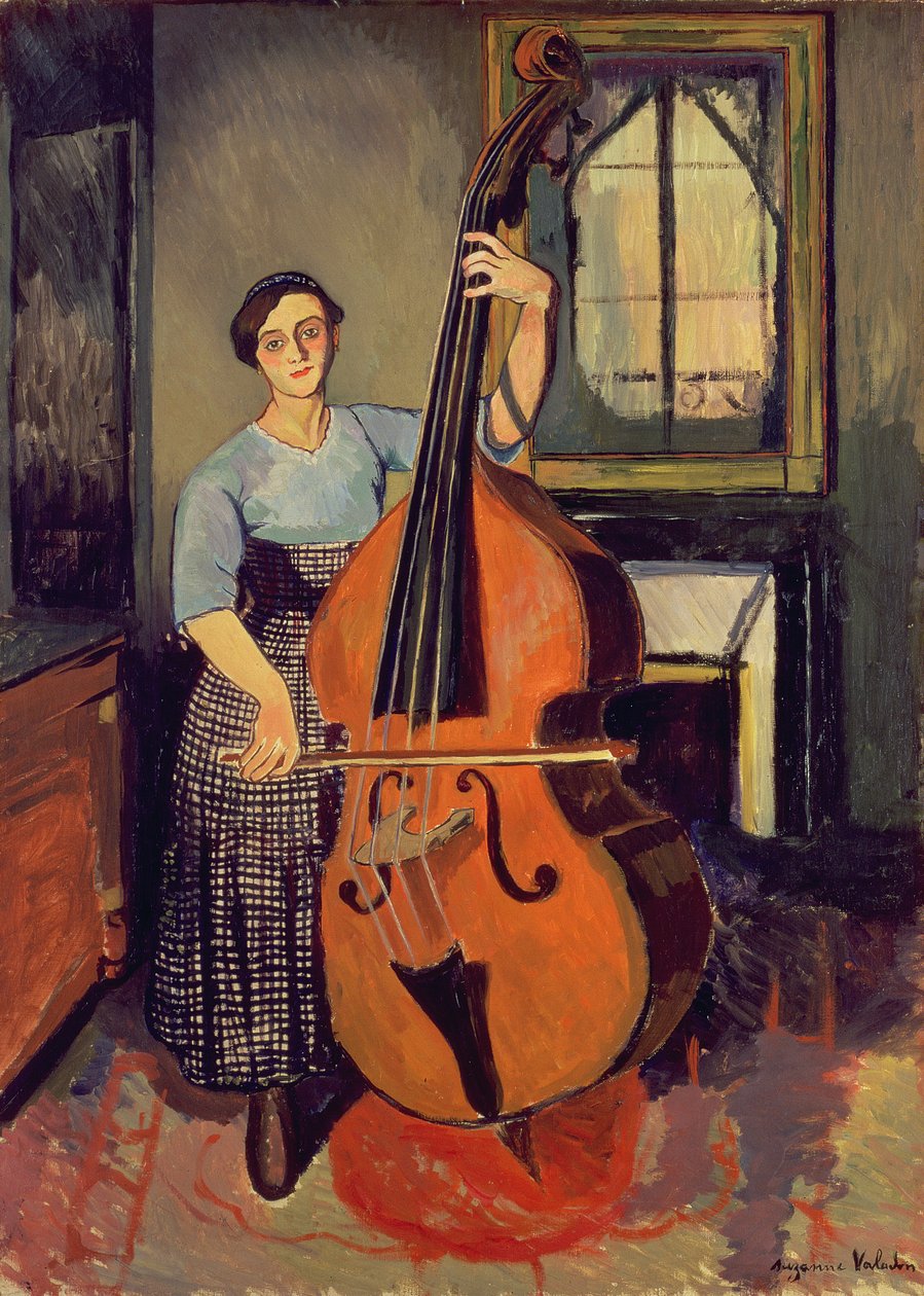 Nő nagybőgővel, 1908 alkotó: Marie Clementine (Suzanne) Valadon