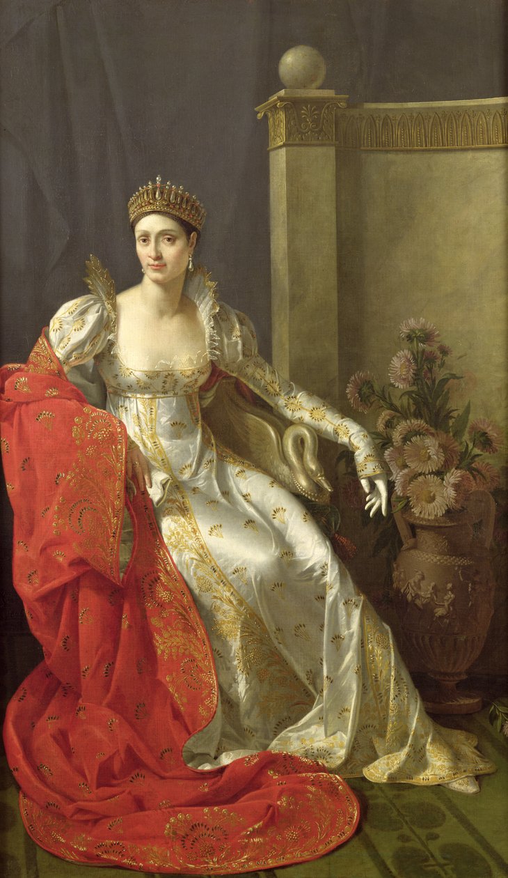 Elisa Bonaparte (1777-1820) Bacciochi hercegnő alkotó: Marie Guilhelmine Benoist