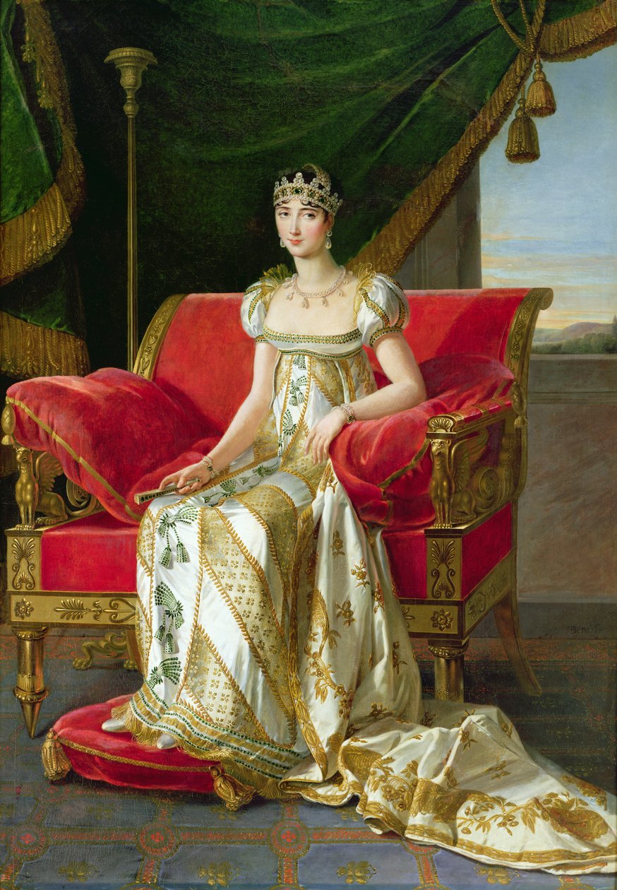 Marie Pauline Bonaparte (1780-1825) Borghese hercegnő, 1808 alkotó: Marie Guilhelmine Benoist