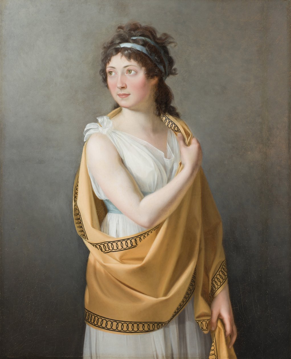 Hölgy portréja, 1799 körül alkotó: Marie Guilhelmine Benoist