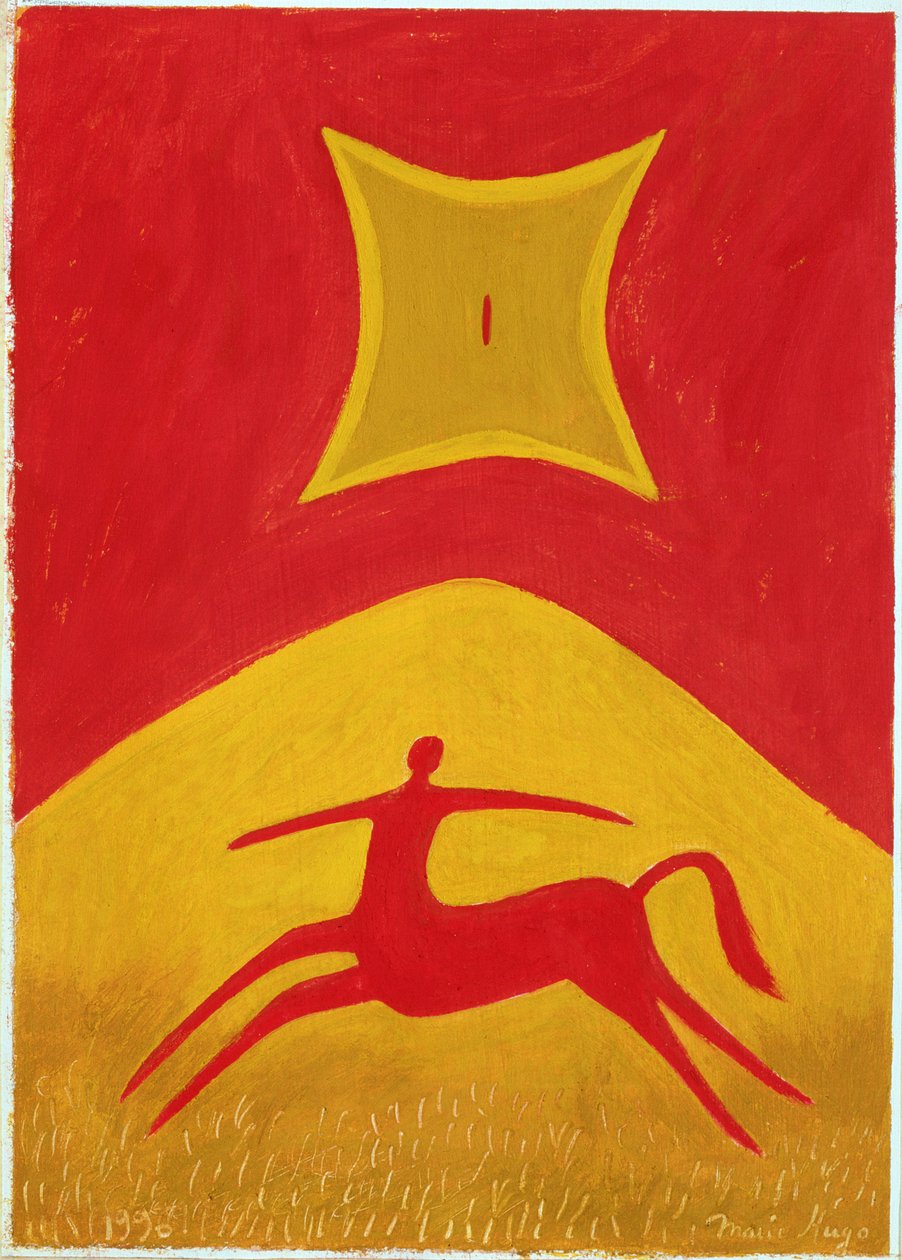 Centaure, 1995 (tempera papíron) alkotó: Marie Hugo