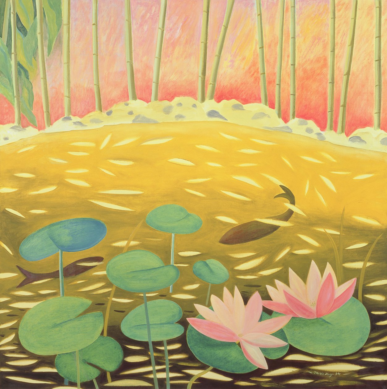 Tavirózsa-tó III, 1994 alkotó: Marie Hugo