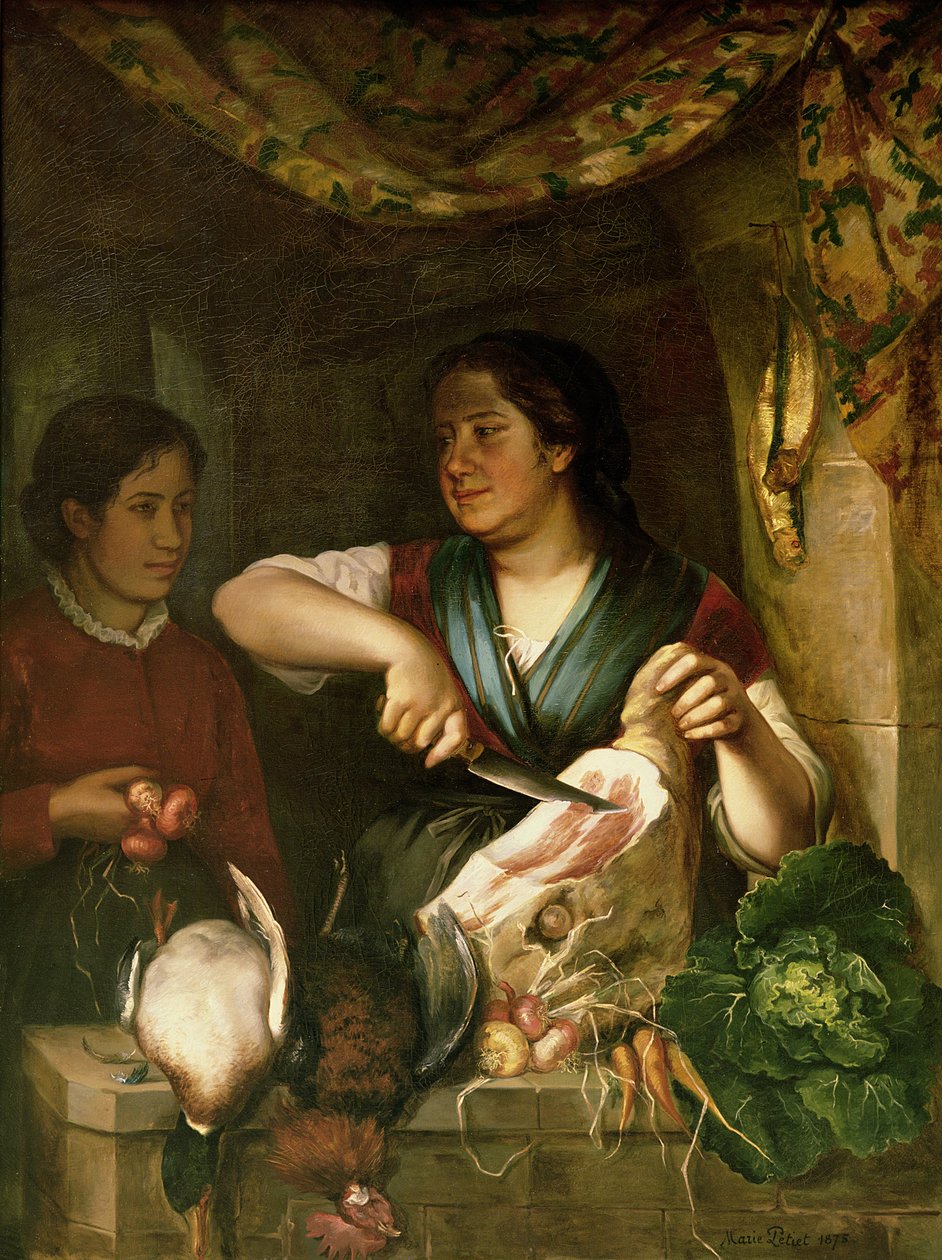 Kereskedőnő, 1875 alkotó: Marie Petiet