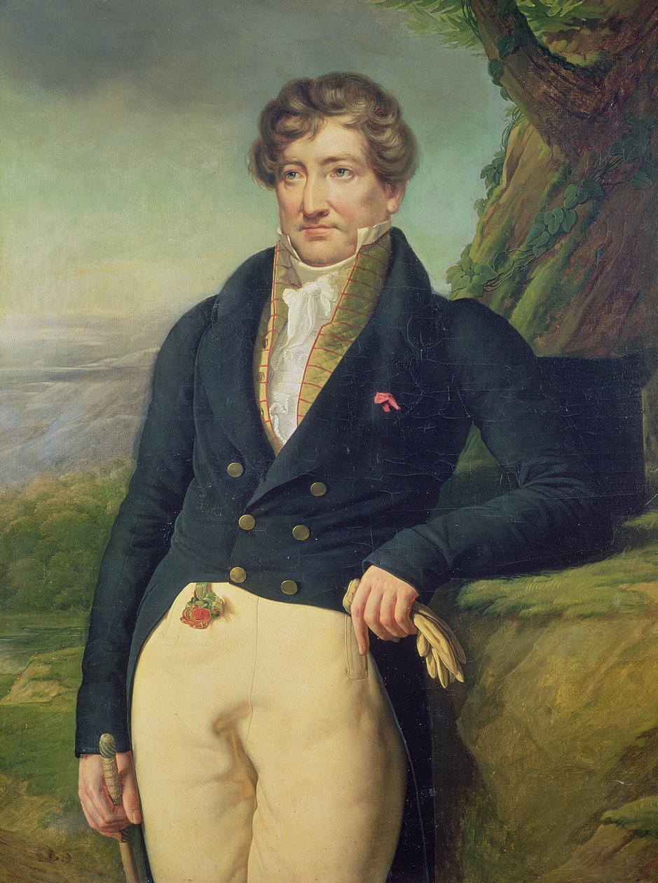 Georges Cuvier (1769-1832) francia zoológus és paleontológus portréja alkotó: Marie Nicolas Ponce Camus