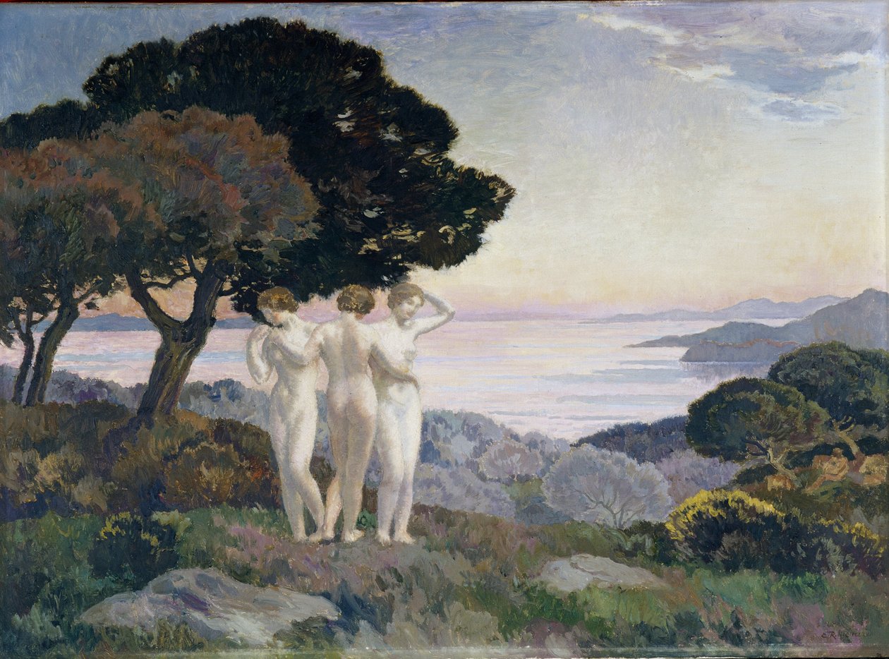 Emile rene Menard (1861-1930) Három grácia festménye, 20. század Kötelező említés: Gyűjtemény alapítványa: Provence, Marseille alkotó: Marie Auguste Emile Rene Menard