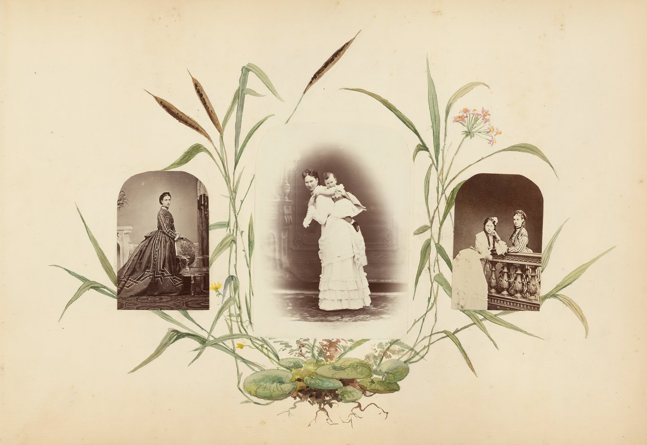 A Madame B album, 1870-es évek. alkotó: Marie Blanche Hennelle Fournier