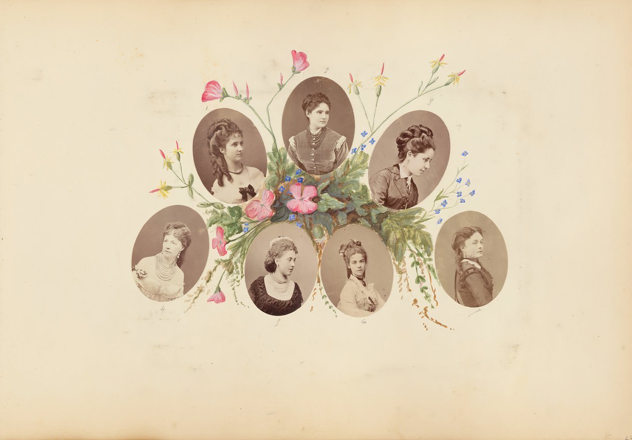 A Madame B album, 1870-es évek. alkotó: Marie Blanche Hennelle Fournier
