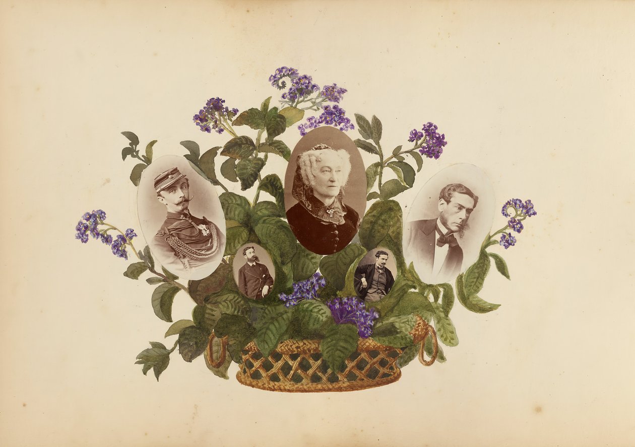 A Madame B album, 1870-es évek. alkotó: Marie Blanche Hennelle Fournier
