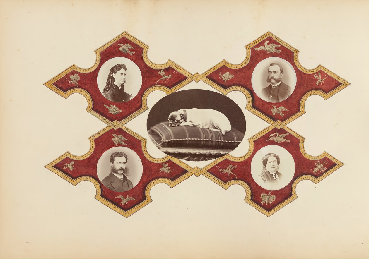 A Madame B album, 1870-es évek. alkotó: Marie Blanche Hennelle Fournier