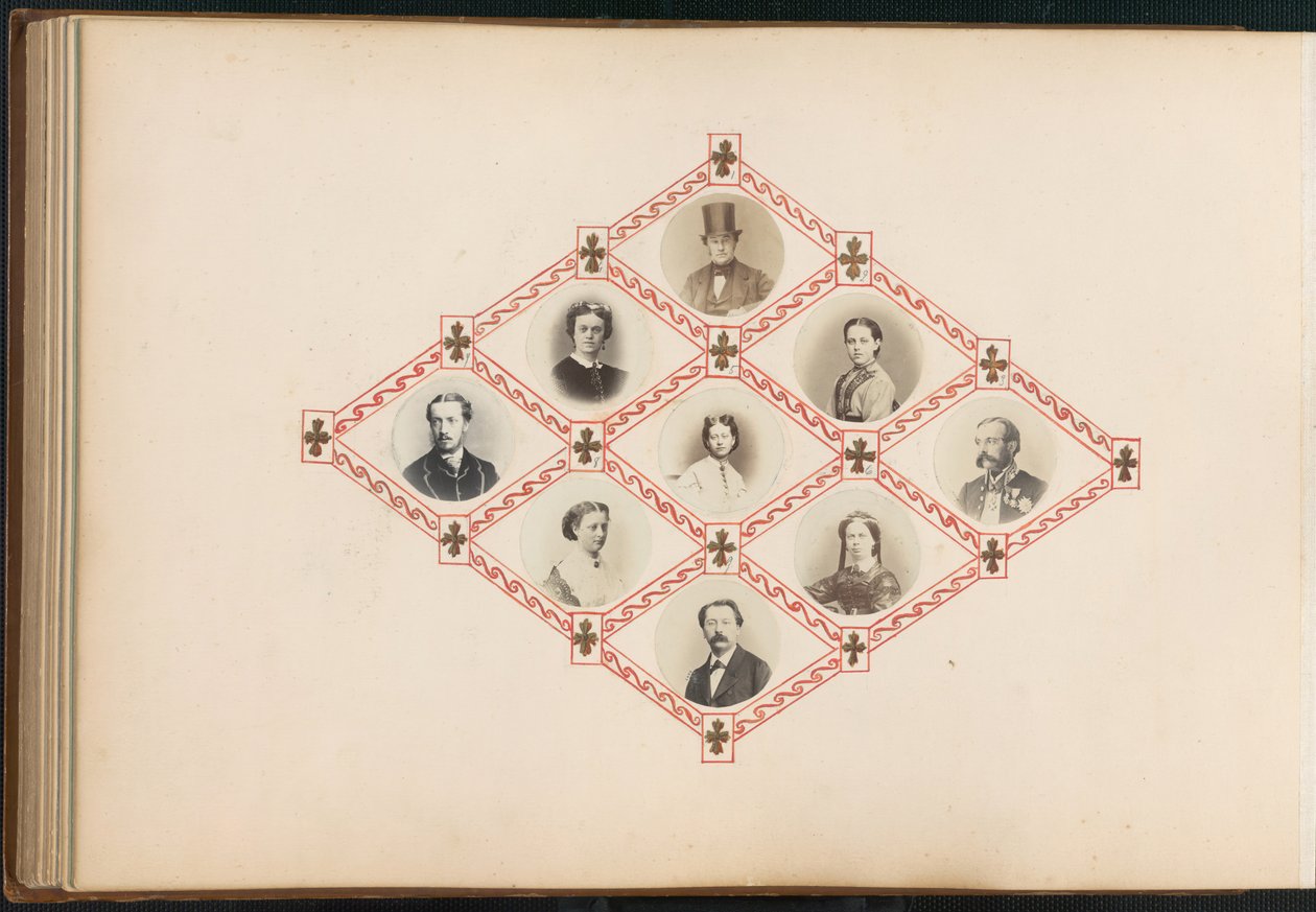 A Madame B album, 1870-es évek. alkotó: Marie Blanche Hennelle Fournier