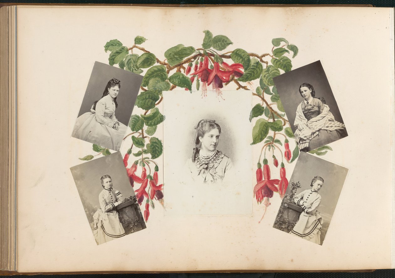 A Madame B album, 1870-es évek. alkotó: Marie Blanche Hennelle Fournier