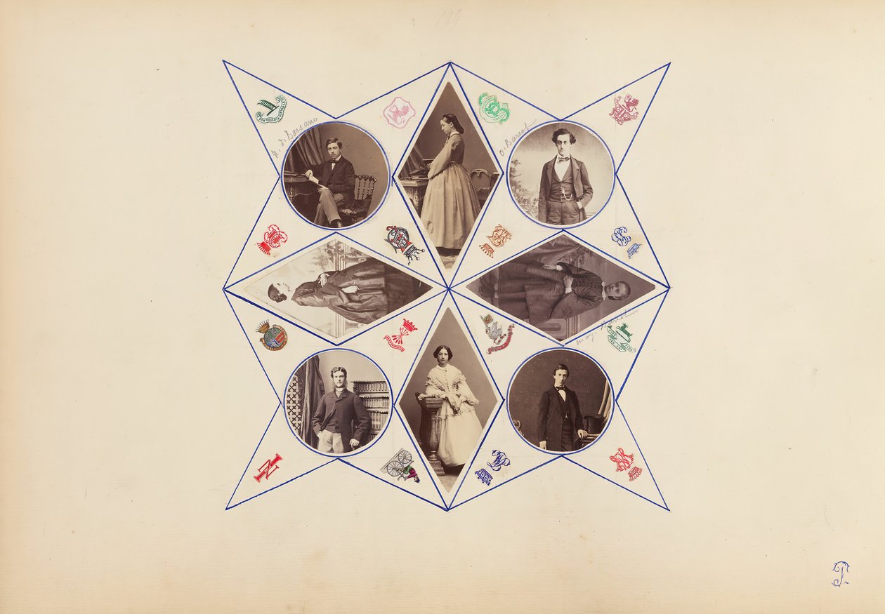 A Madame B album, 1870-es évek. alkotó: Marie Blanche Hennelle Fournier