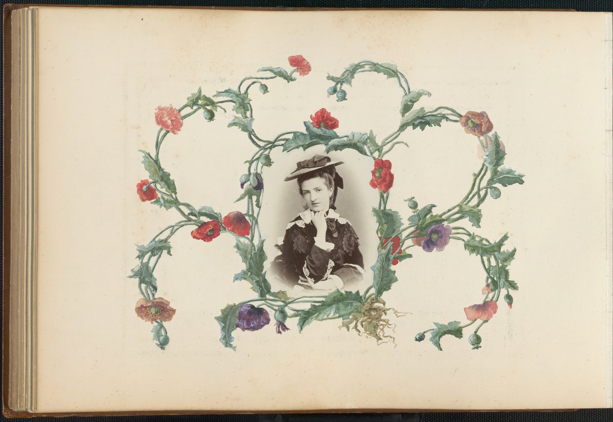 A Madame B album, 1870-es évek. alkotó: Marie Blanche Hennelle Fournier