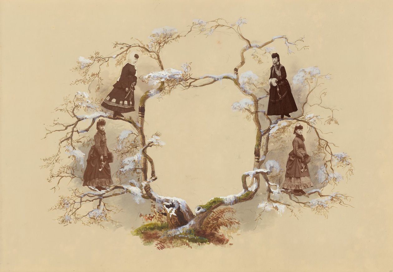 A Madame B album, 1870-es évek. alkotó: Marie Blanche Hennelle Fournier