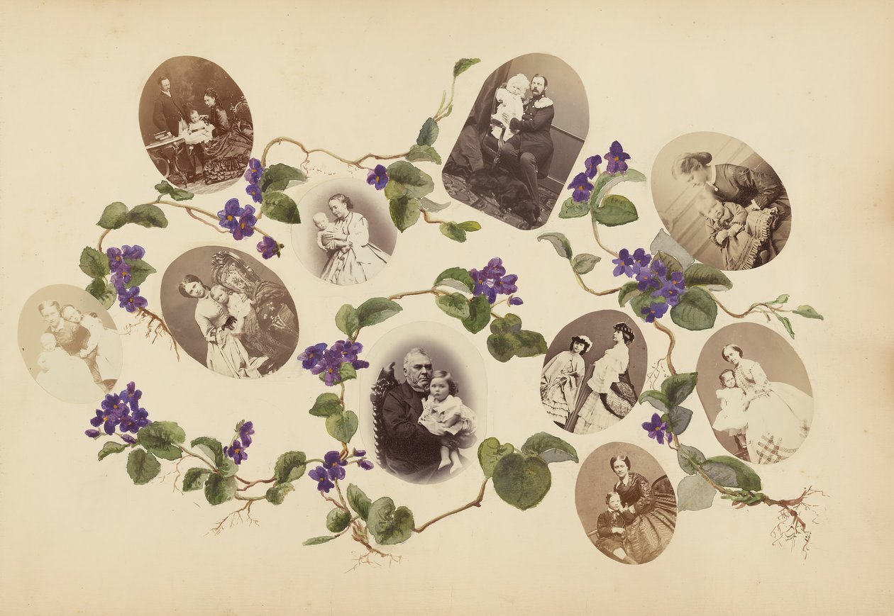 A Madame B album, 1870-es évek. alkotó: Marie Blanche Hennelle Fournier