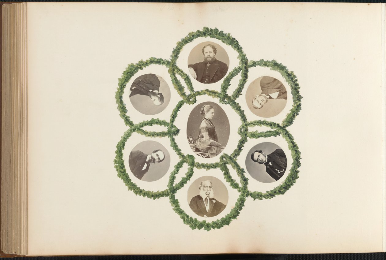 A Madame B album, 1870-es évek. alkotó: Marie Blanche Hennelle Fournier