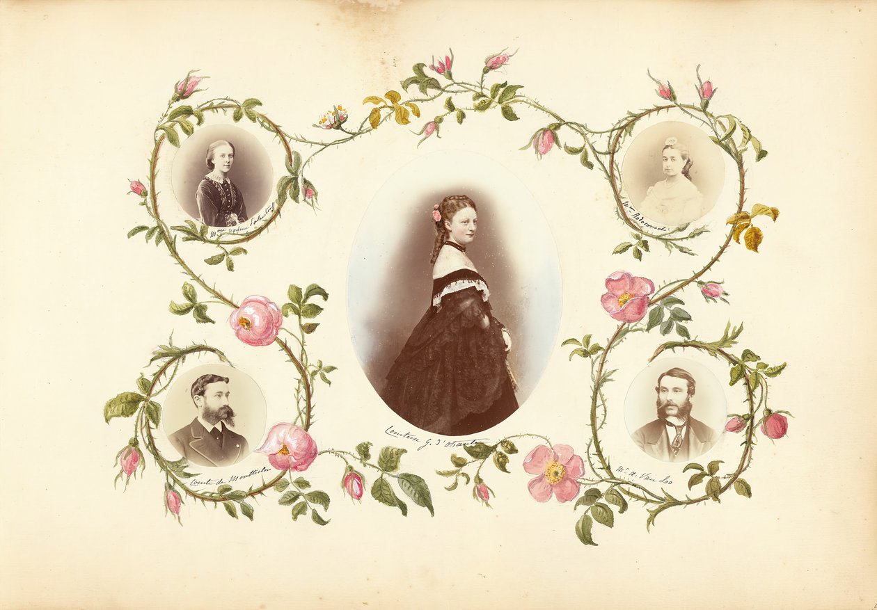 A Madame B album, 1870-es évek. alkotó: Marie Blanche Hennelle Fournier