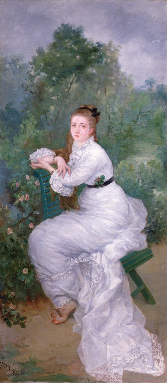 Louise a kertben alkotó: Marie Bracquemond