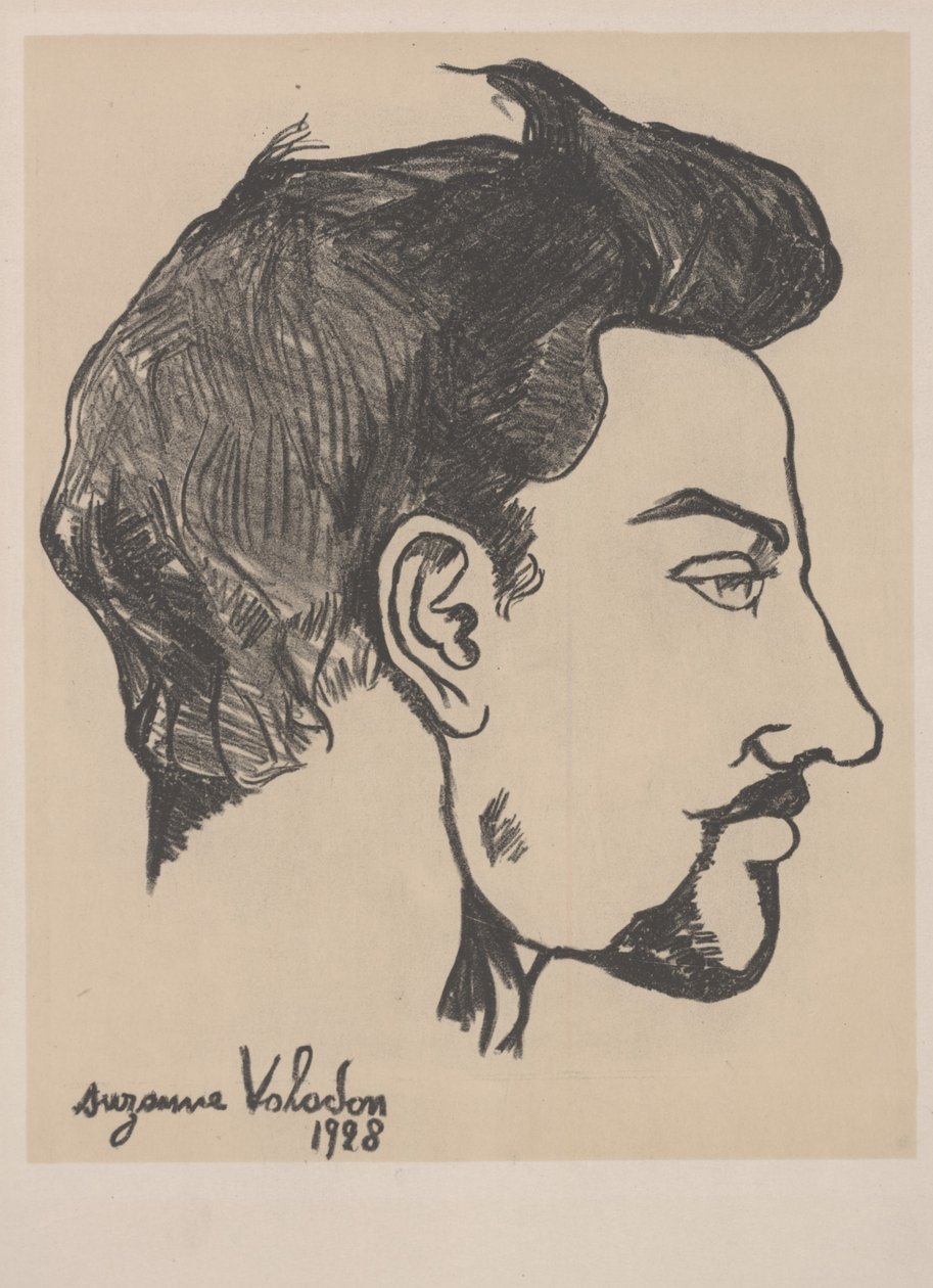 Utrillo portréja profilban alkotó: Marie Clementine Valadon