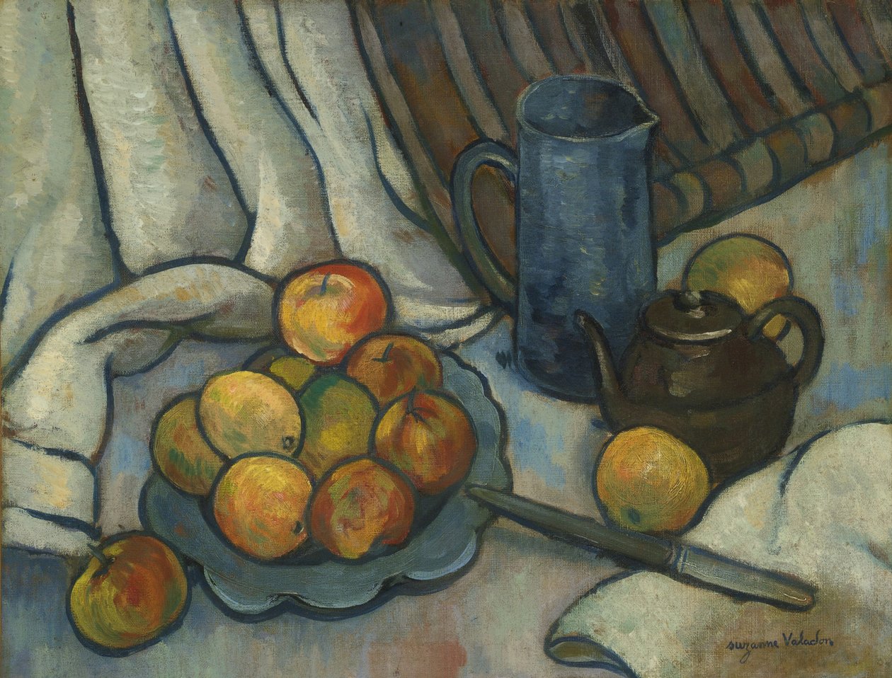 Alma, teáskanna és kancsó, 1919 körül alkotó: Marie Clementine (Suzanne) Valadon