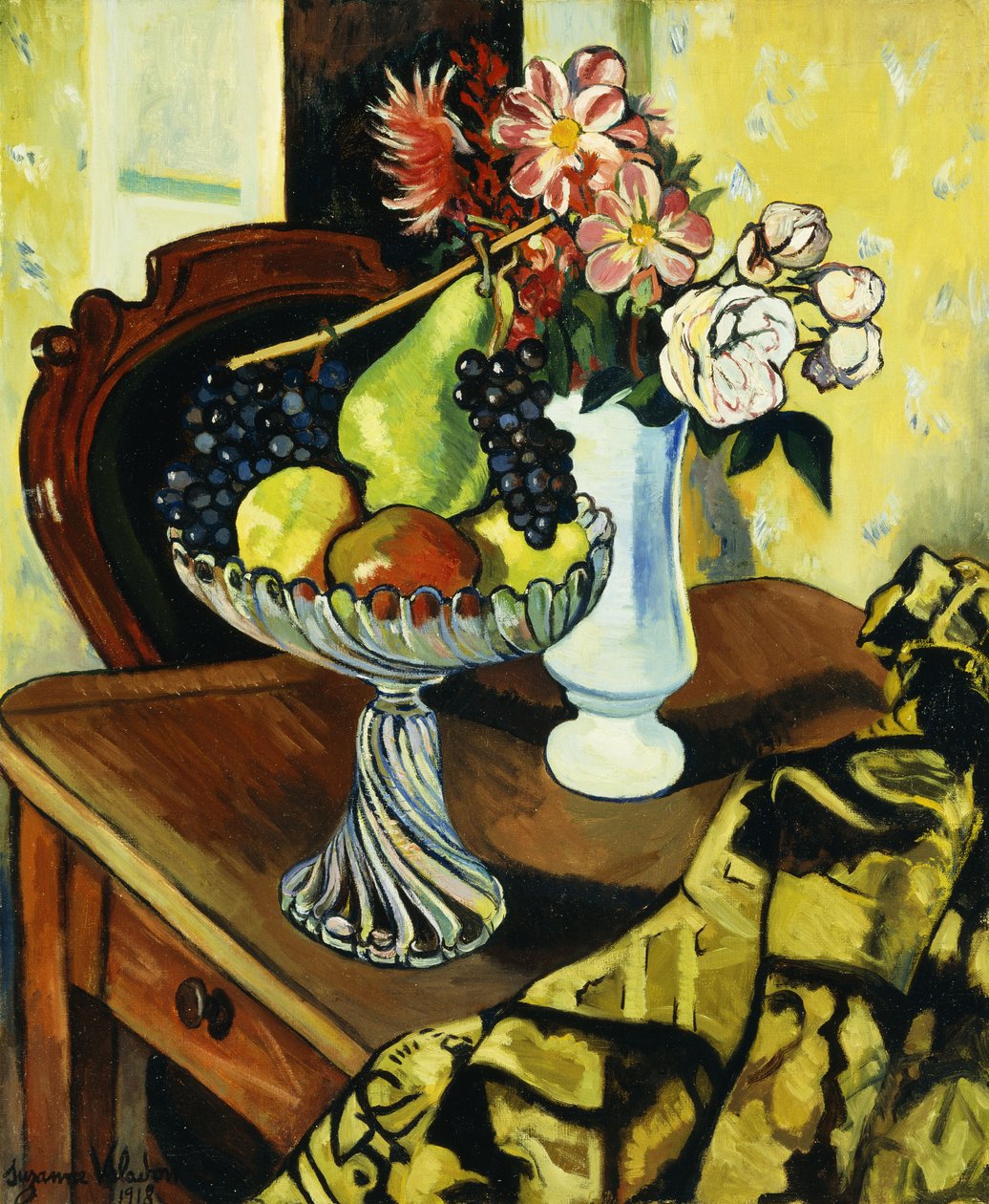 Csendélet gyümölcstállal, 1918 alkotó: Marie Clementine Valadon