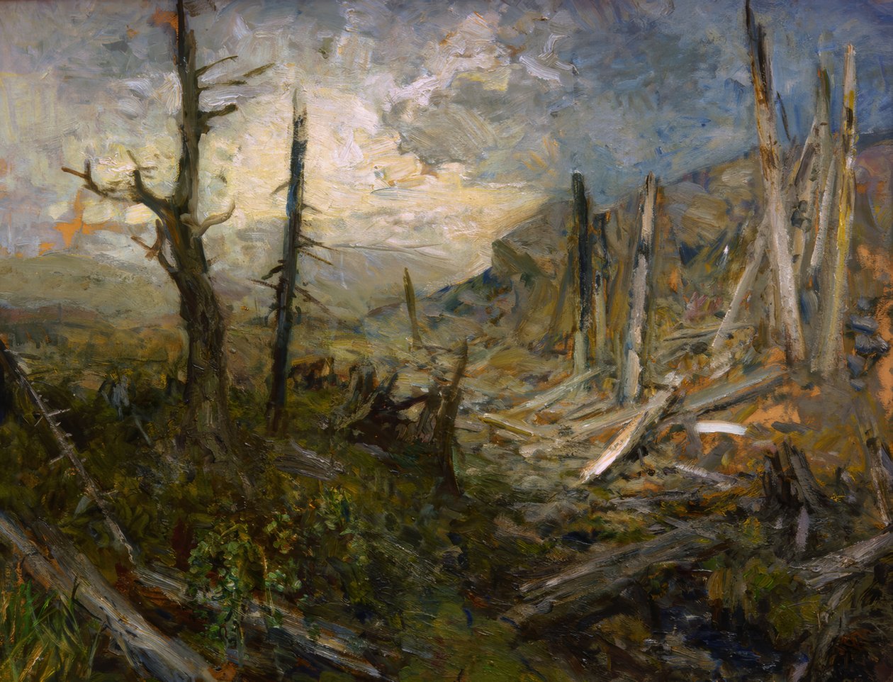 Széltörés a Koralpe-on alkotó: Marie Egner