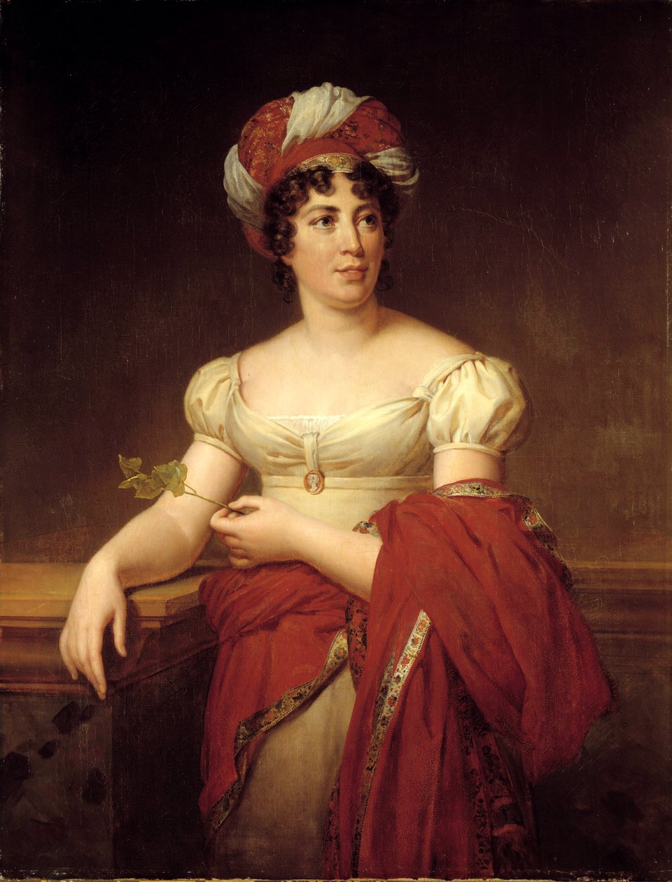 Germaine Necker, Stael Holstein bárónő, Madame de Stael (1766-1817), svájci regényíró és esszéíró portréja. Marie Eleonore Godefroid (1778-1849) festménye alkotó: Marie Eleonore Godefroid