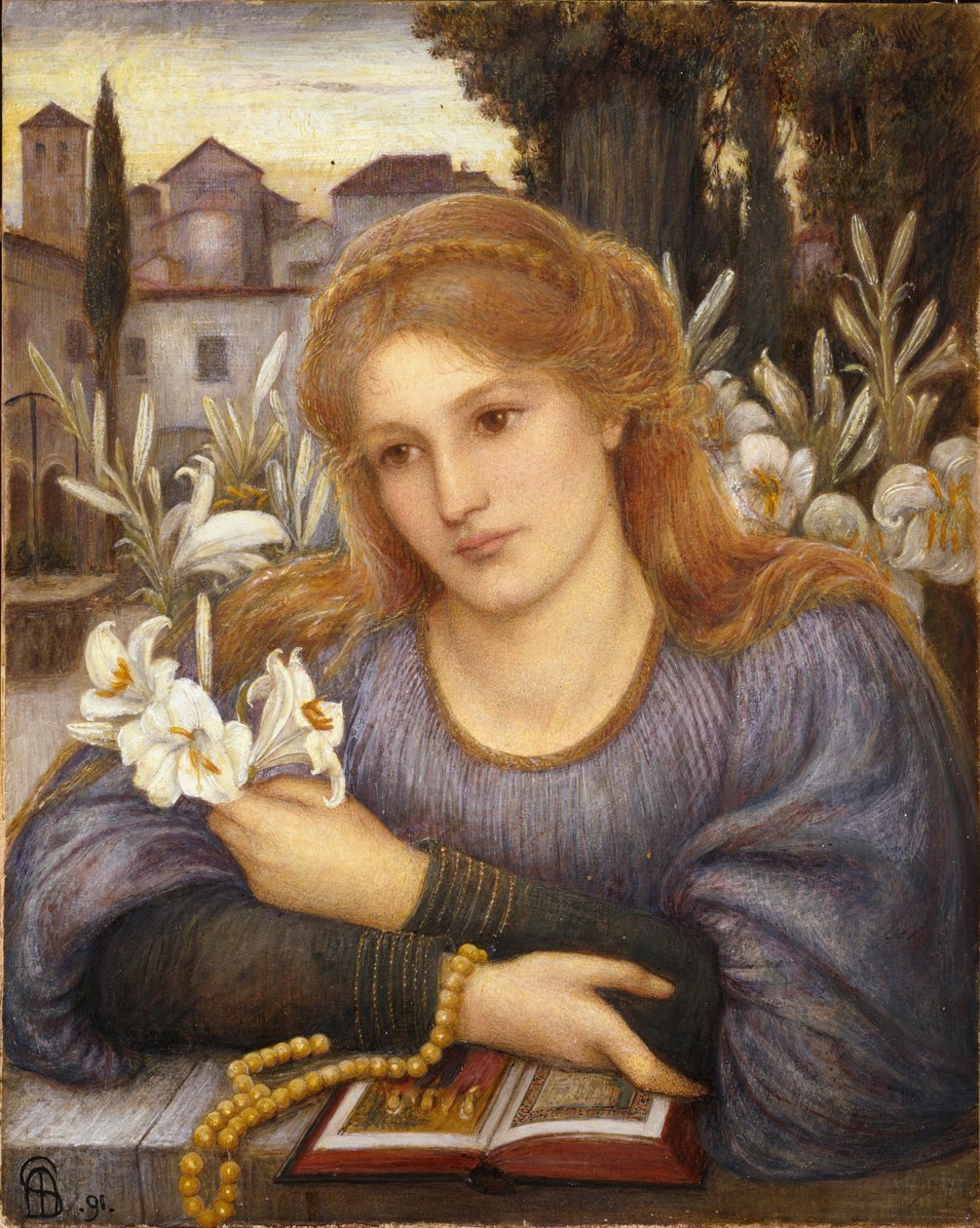 Kolostori liliom, 1891 alkotó: Marie Euphrosyne Spartali