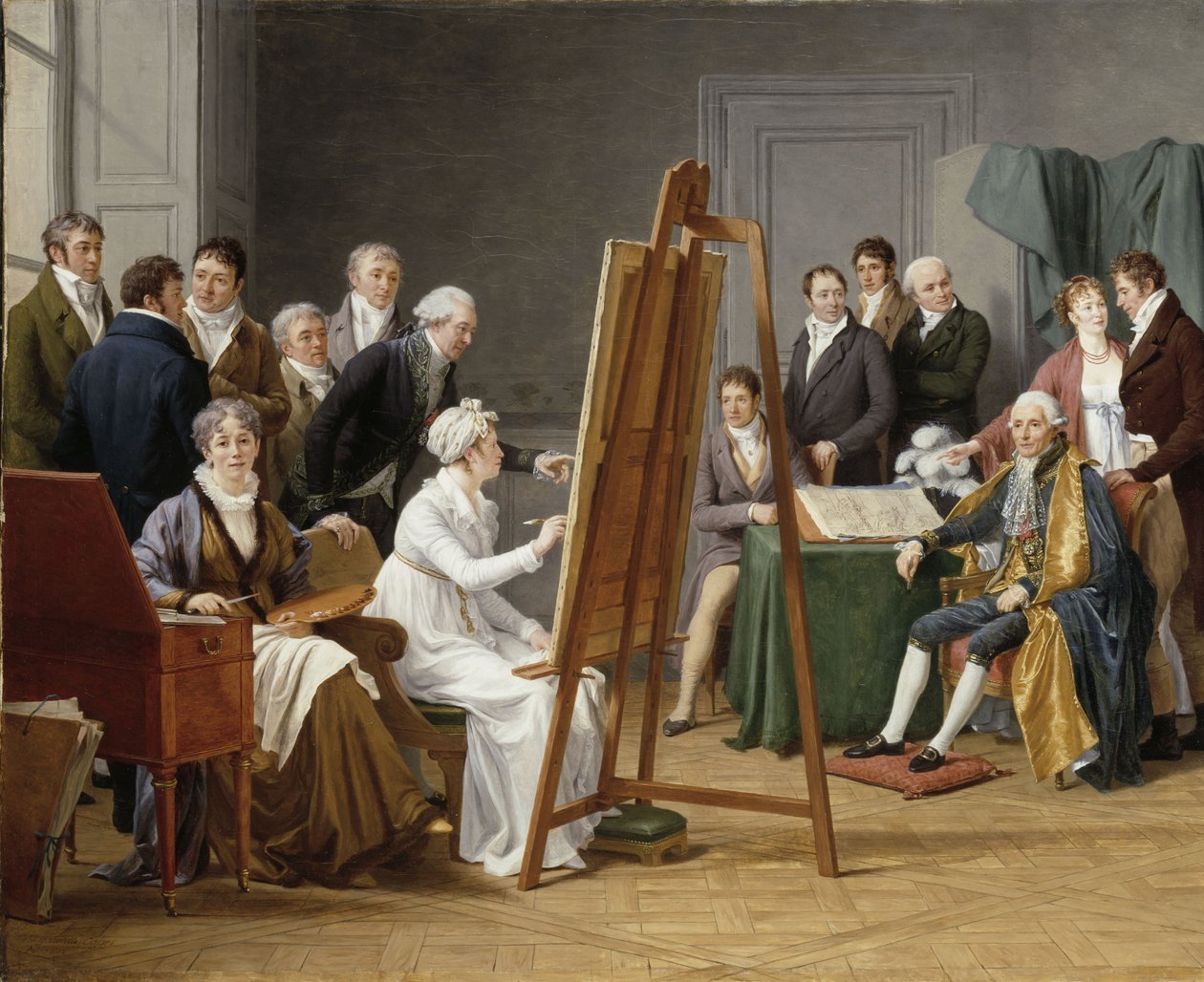 Az idő Madame Vincent műtermében alkotó: Marie Gabrielle Capet