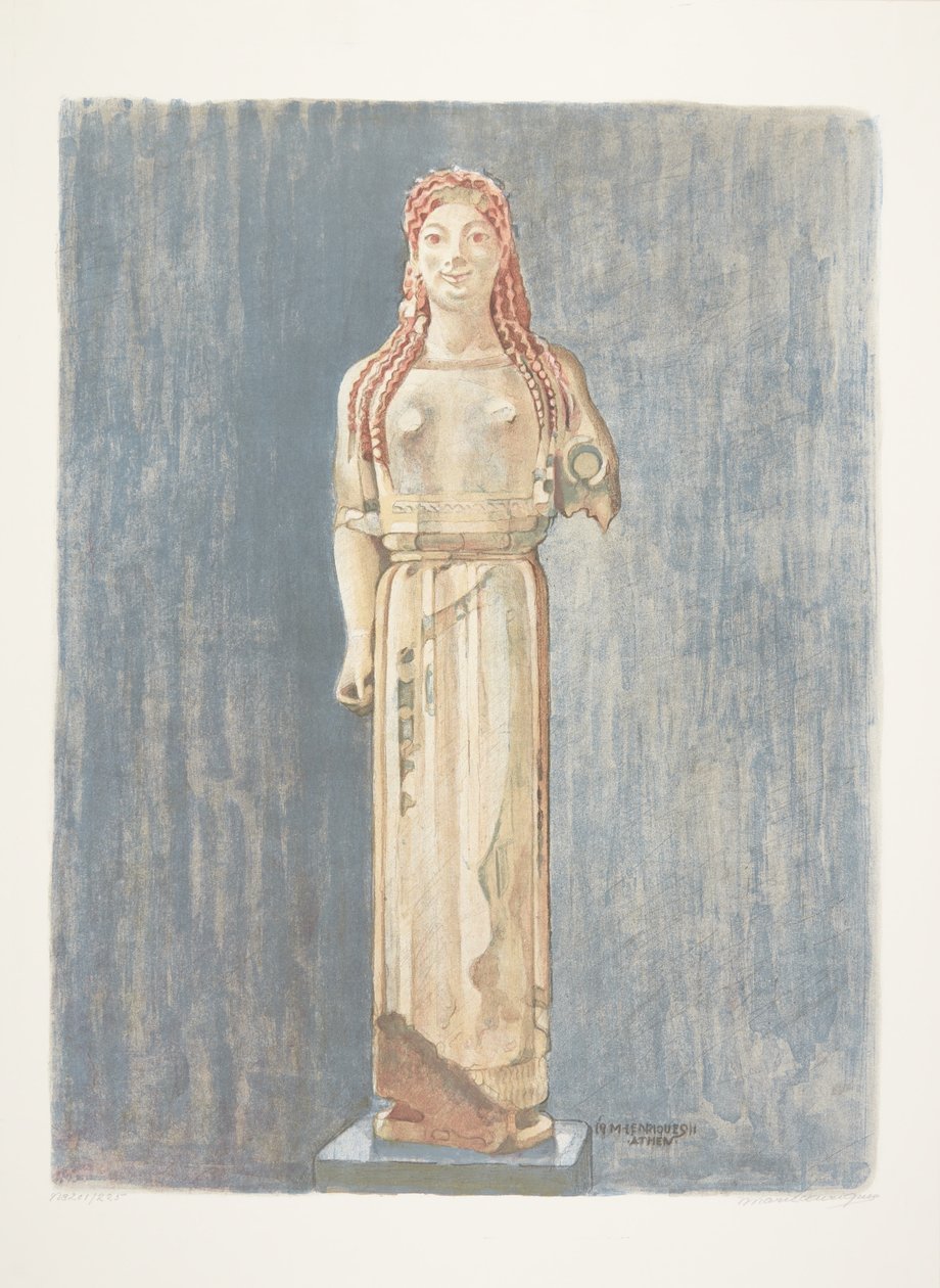 archaikus görög kore (Athén) alkotó: Marie Henriques