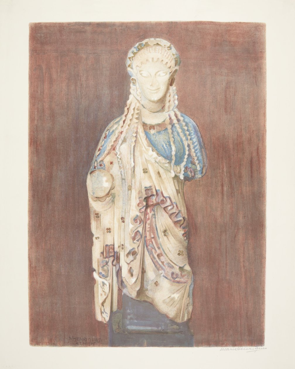 archaikus görög kore (Athén) alkotó: Marie Henriques