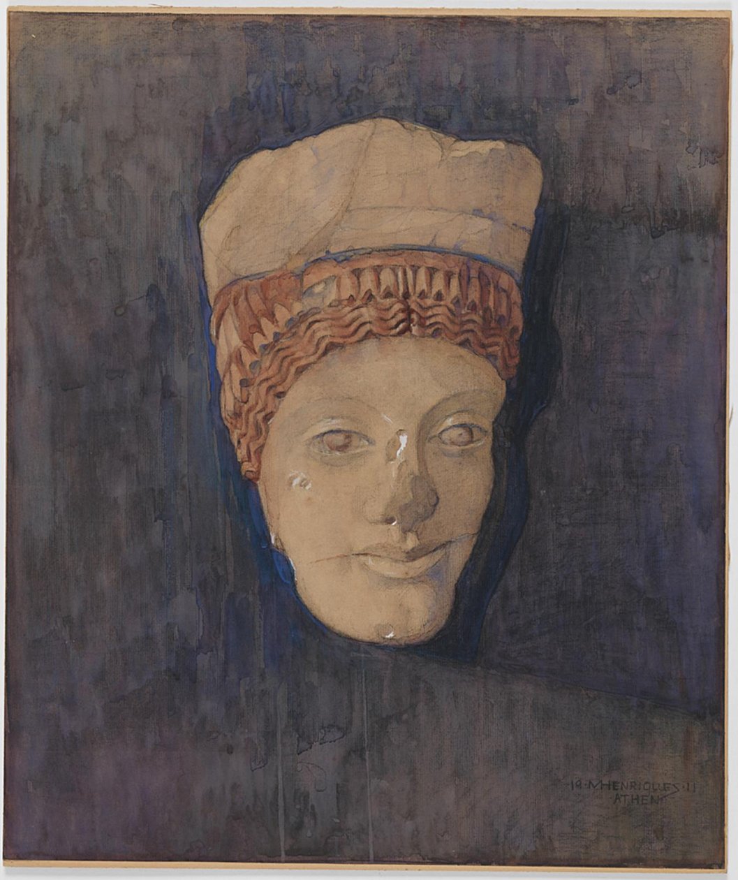 A Kore vezetője (Acropolis Museum, 696. sz.) alkotó: Marie Henriques